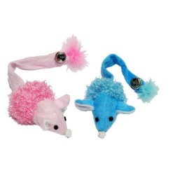 Souris avec Clochette et herbe à chat