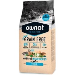 Croquettes sans céréales Ownat Just Truite