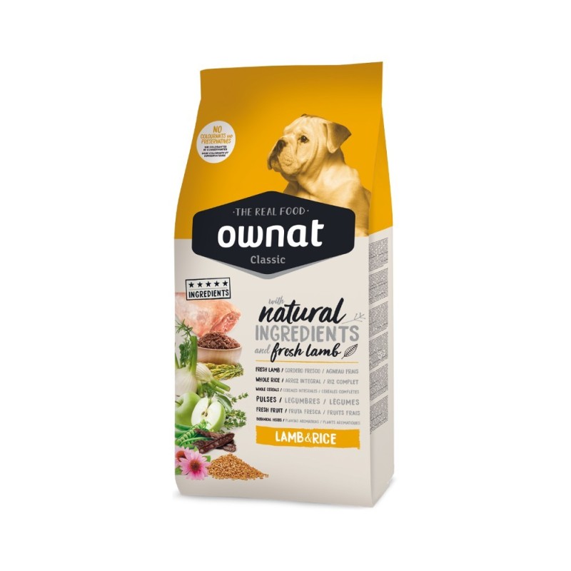 Croquettes Ownat Classic Agneau & Riz Croquettes Ownat Classic Agneau & Riz