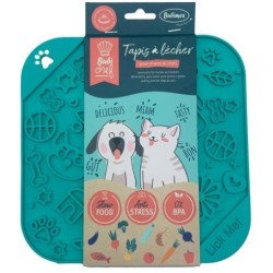Tapis à lécher Bleu