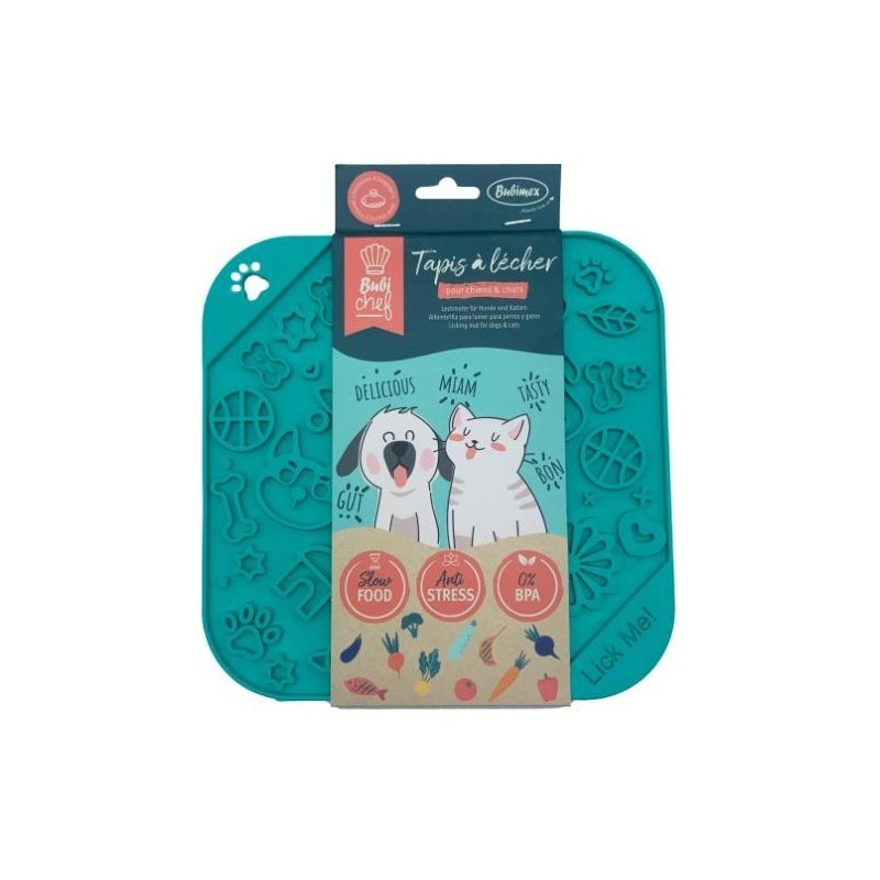 Tapis à lécher Bleu