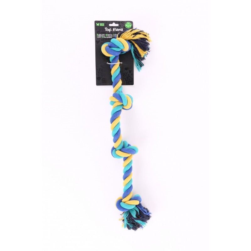 Corde 4 noeuds 65 cm Corde 4 noeuds 65 cm