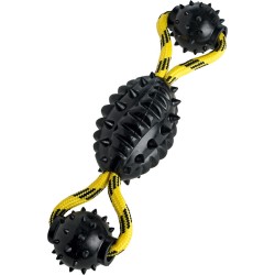 Corde et balle avec picots 30 cm